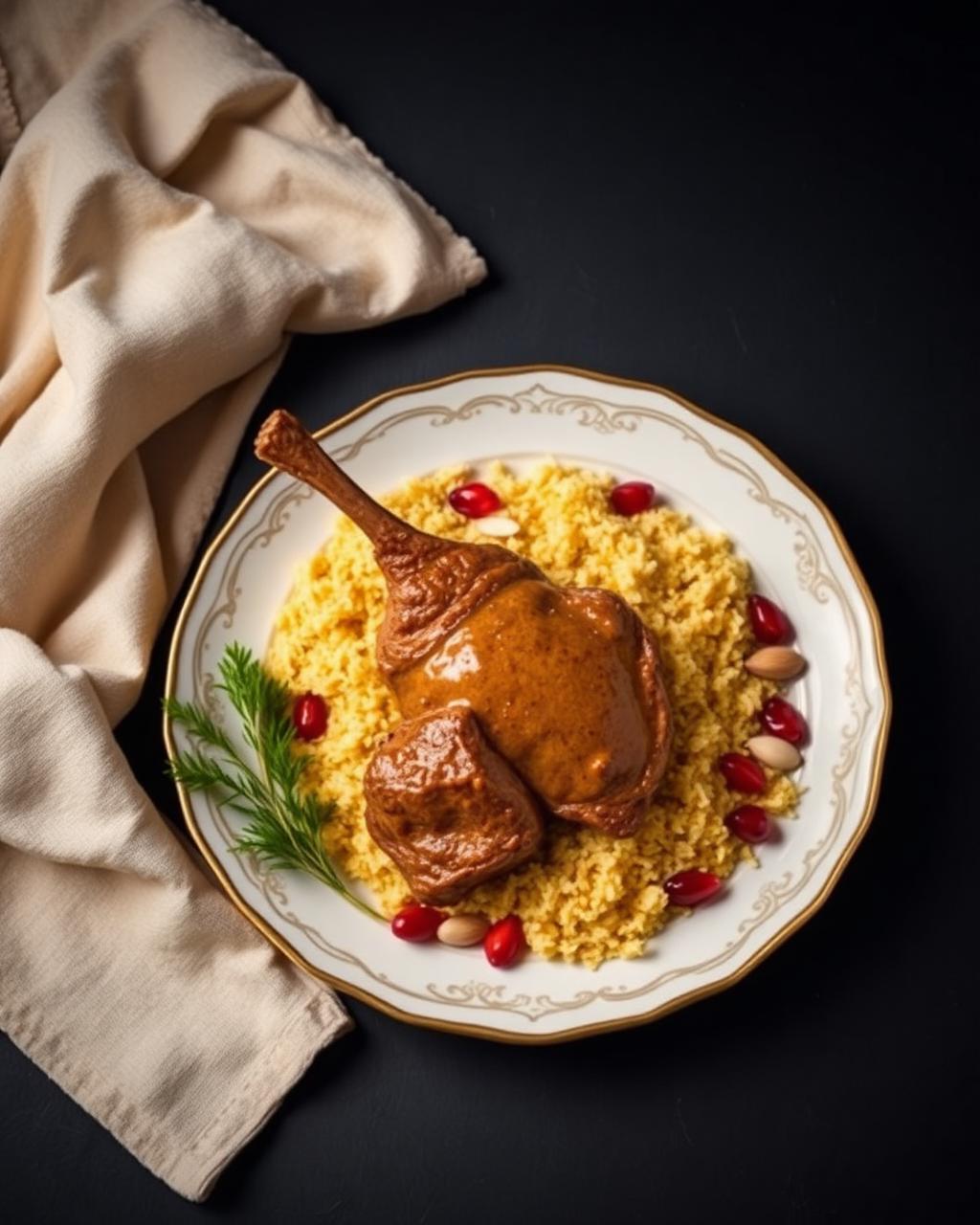 Lamb Mansaf signature dish